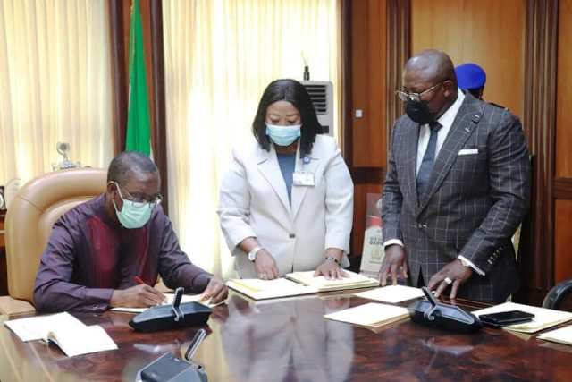 Okowa Signs 2022 Appropriation Bill of N479Ben