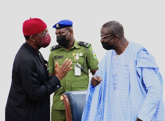 Okowa Receives PFN President, Bishop Wale Oke In Asaba … Urges religious leaders to pray for God’s intervention in Nigeria