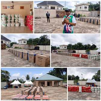 Excitement as Elumelu Empowers Over 200 Deltans in Aniocha/Oshimili …Distributes Food Items, Household Appliances