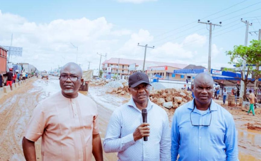 Benin-Asaba Highway: Oborevwori Tasks Contractor On Speedy Rehabilitation of Failed Portions