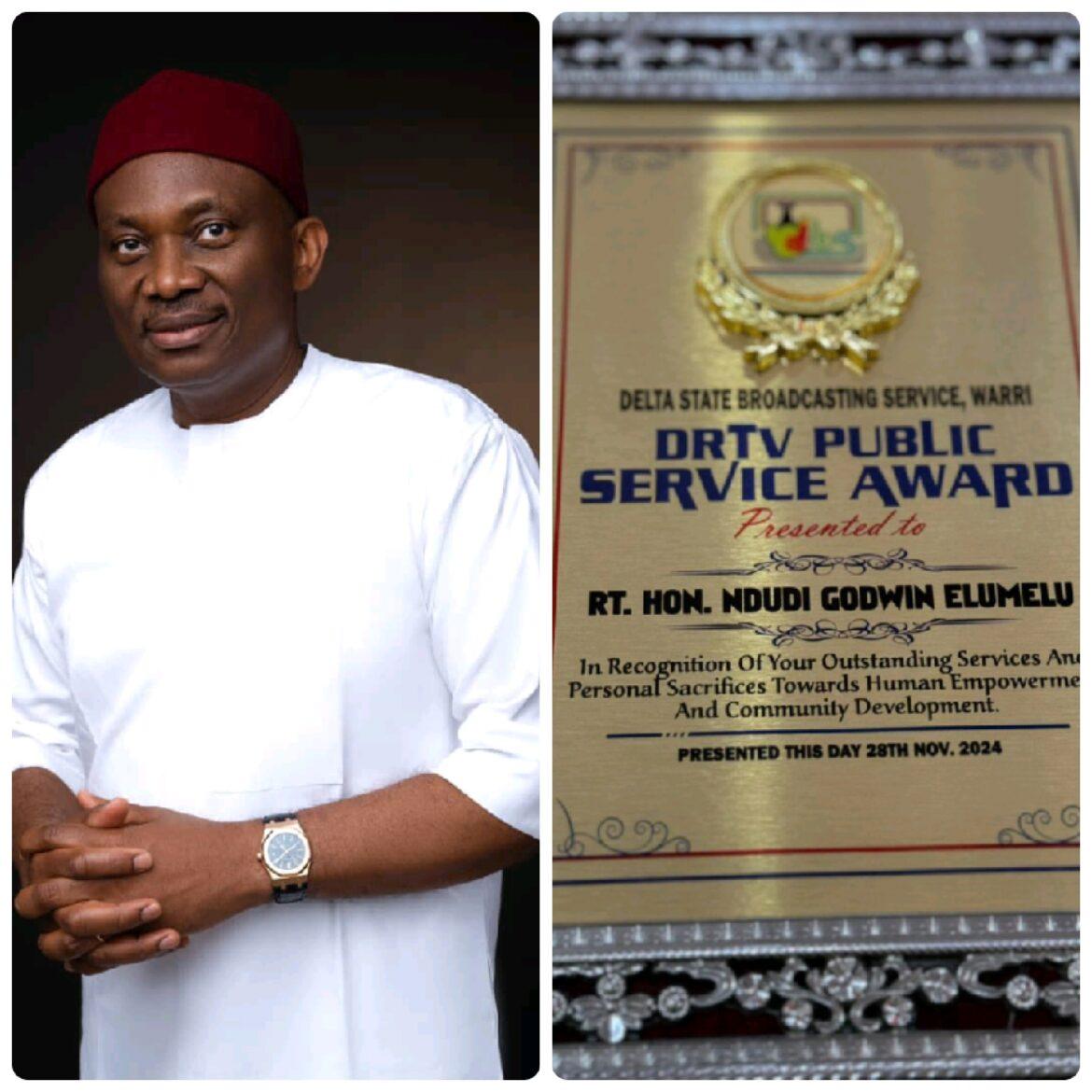 Delta State Broadcasting Service Honours Elumelu With Excellence Public Service Award