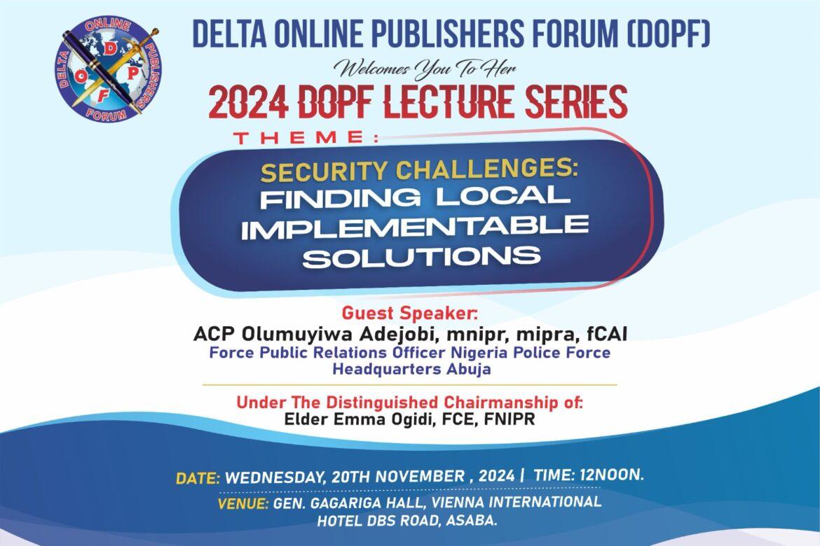 Delta Online Publishers Forum Assembles Renowned Professionals For Its Annual Lecture Series