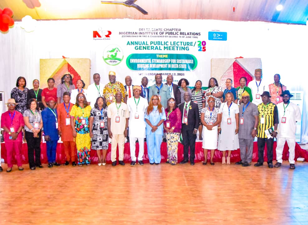 Nigeria Institute Of Public Relations Concludes AGM, Public Lecture In Asaba …Demand Sustainable Housing Development Plan For Deltans